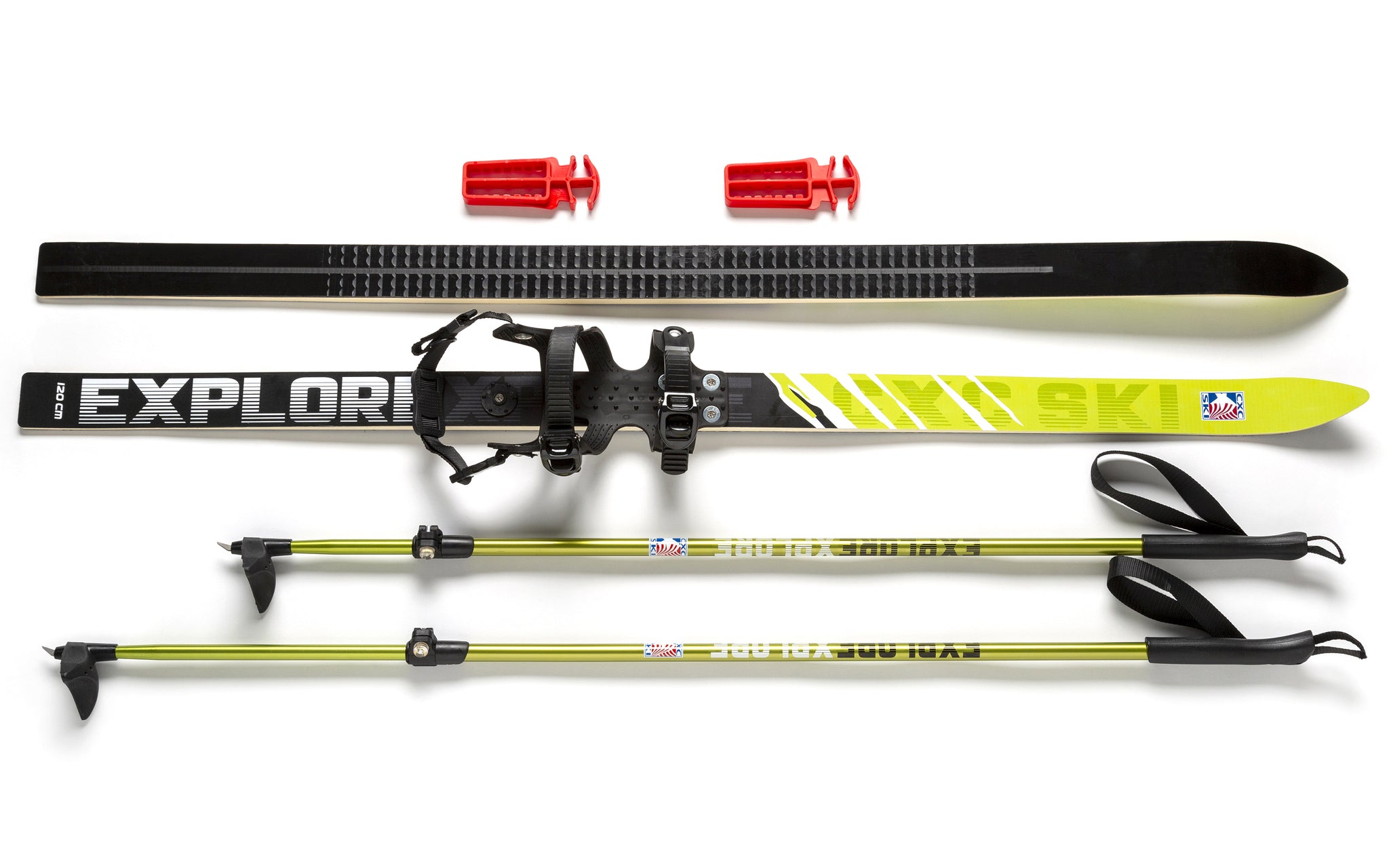 CXC Explore Youth Cross-Country Ski Set with Universal Step-In Binding